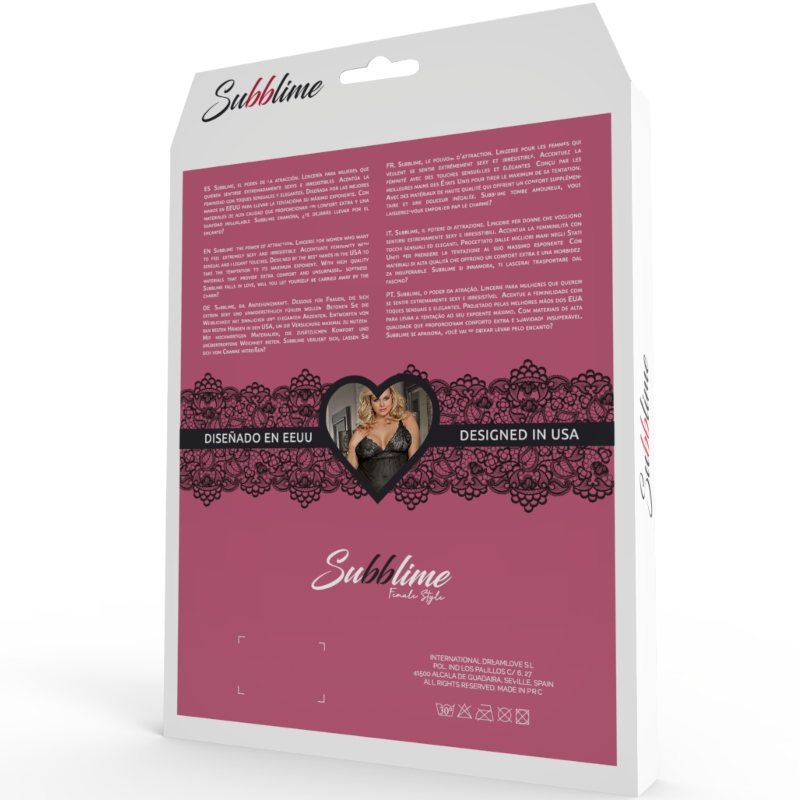 SUBBLIME - BABYDOLL FLORAL LACES