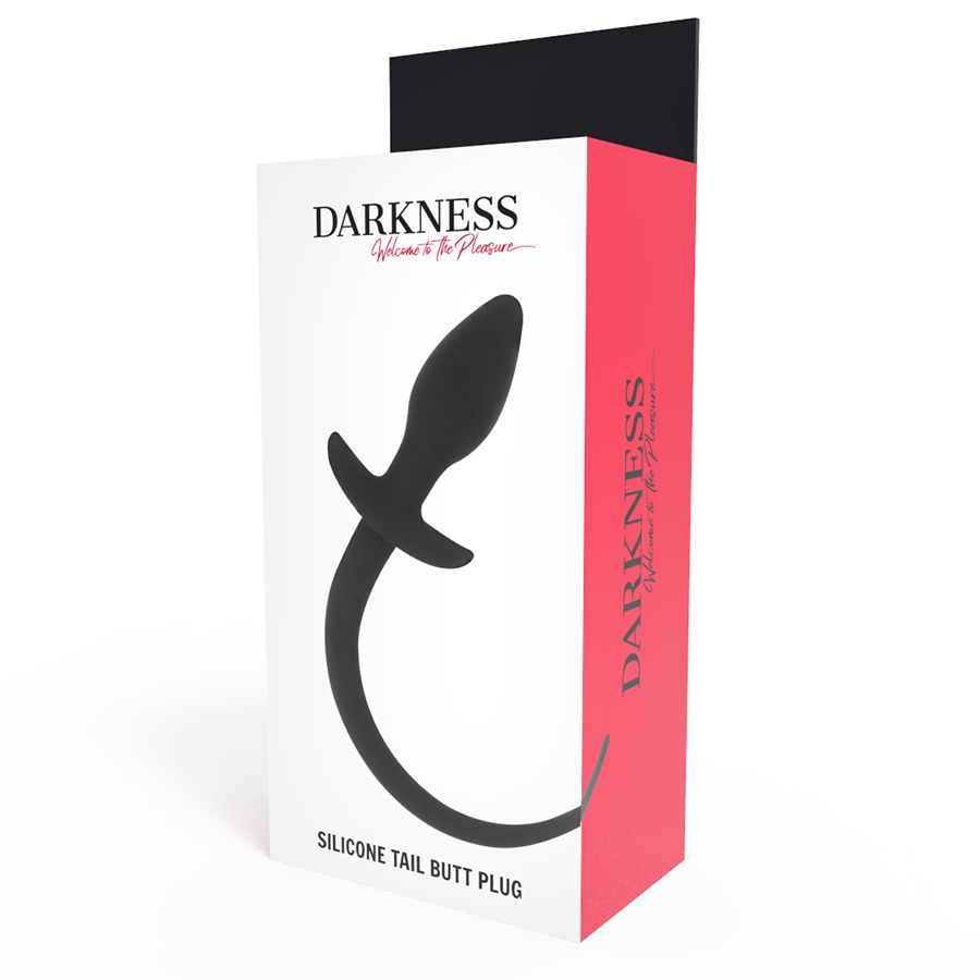 OBSCURITÉ - PLUG ANAL 28 CM SILICONE NOIR