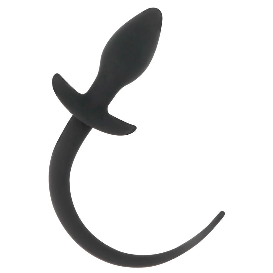 OBSCURITÉ - PLUG ANAL 28 CM SILICONE NOIR