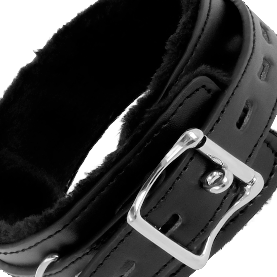 DARKNESS - COLLIER POSTURAL CONFORTABLE AVEC CHAÎNE EN CUIR