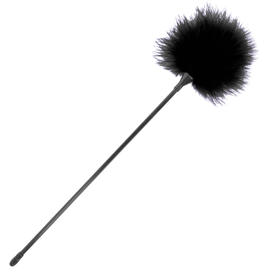 OSCURIDAD - PLUMA ESTIMULANTE NEGRA 42 CM