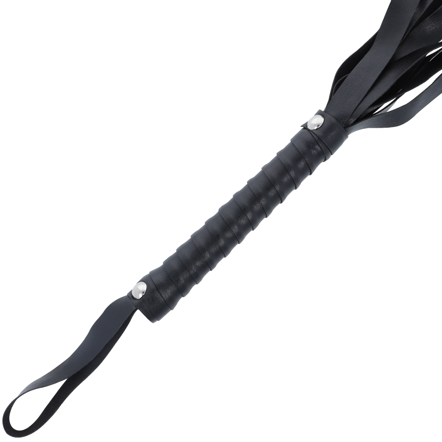 DARKNESS - FOUET DE SM NOIR 51 CM