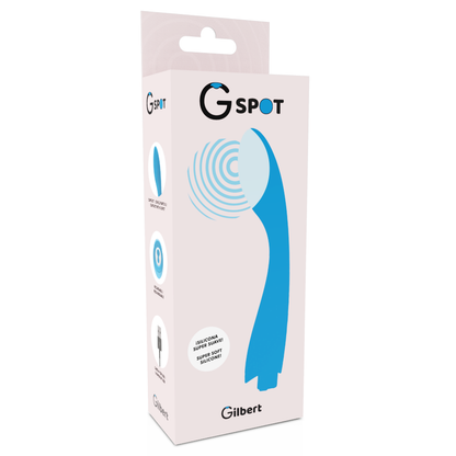PUNTO G - VIBRADOR G-SPOT GYLBERT AZUL TURQUESA