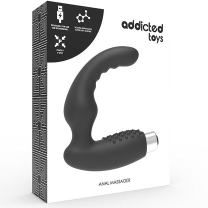 ADDICTED TOYS - VIBREUR PROSTATIQUE MODÈLE RECHARGEABLE 2 - NOIR