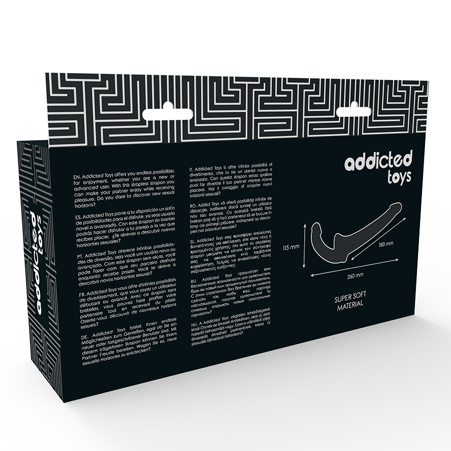 ADDICTED TOYS - DILDO CON RNA S SIN SOPORTE NATURAL