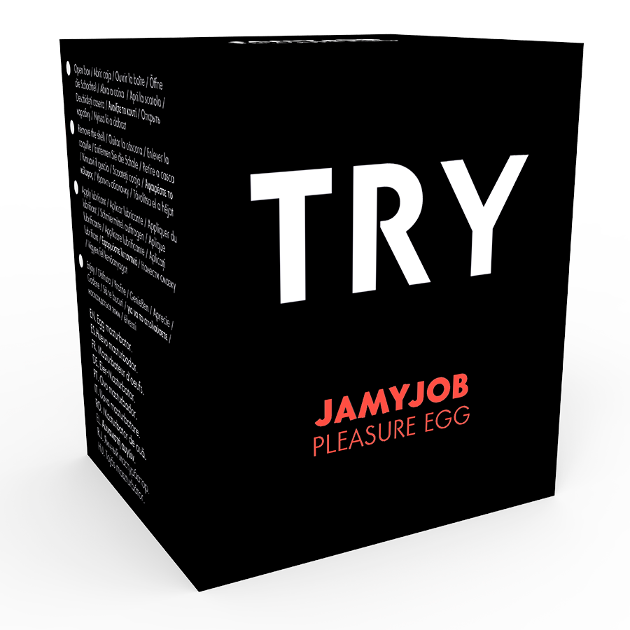 JAMYJOB - EGG MASTURBATOR BLACK VERSION DISCRETT