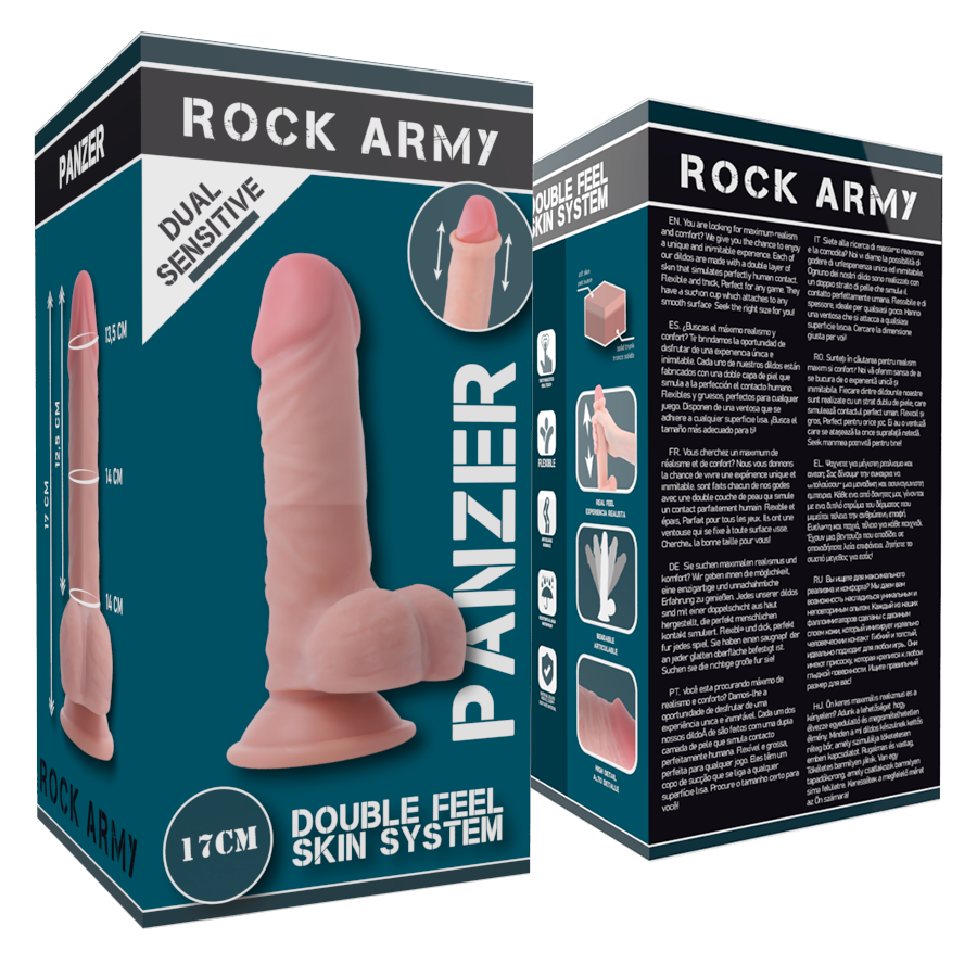 ROCKARMY - DOBLE DENSIDAD PANZER 17 CM -O- 4.46 CM