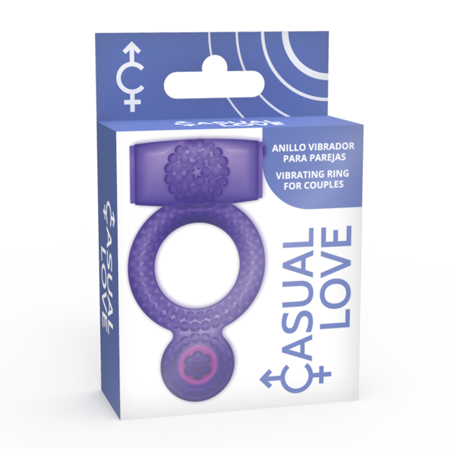 CASUAL LOVE - RING VIBRATING DOUBLE PLEASURE PURPLE