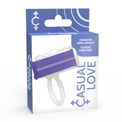 AMOR CASUAL - ANILLO VIBRADOR PARA LENGUA VIOLETA
