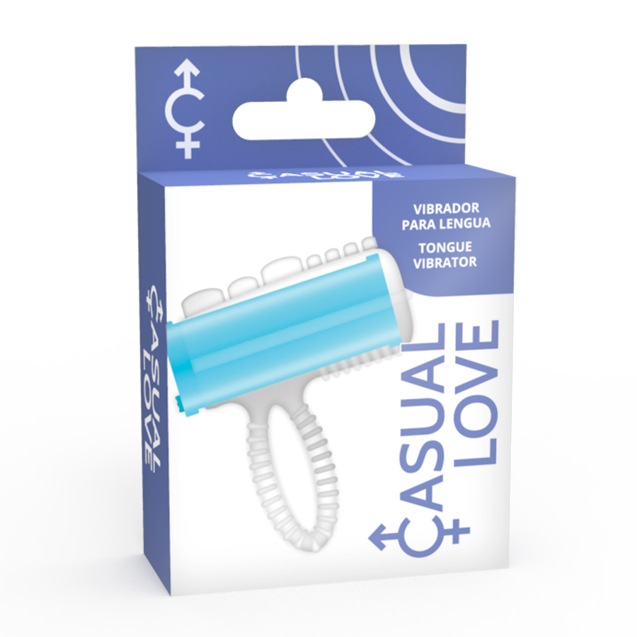 CASUAL LOVE - RING TONGUE VIBRATING BLUE