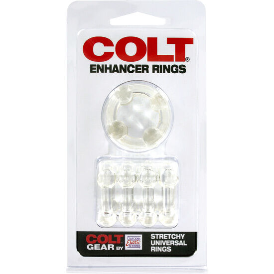 CALIFORNIA EXOTICS - COLT ENHANCER RINGS CLEAR