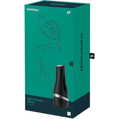 SATISFYER - MASTURBATEUR HOMME CLASSIC ARGENT