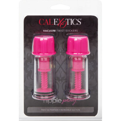 CALEXOTICS - VACCUM TWIST PINK NIPPLE SUCTION CUP