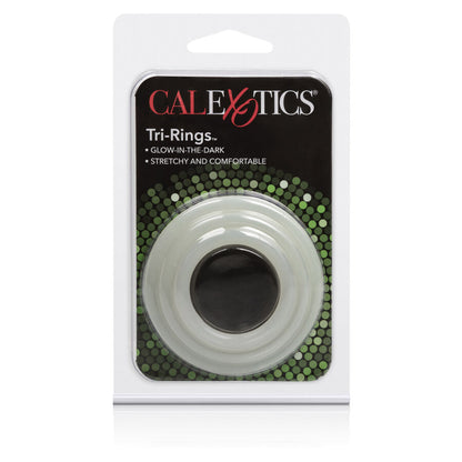 CALIFORNIA EXOTICS - TRI-RINGS GLOW IN THE DARK