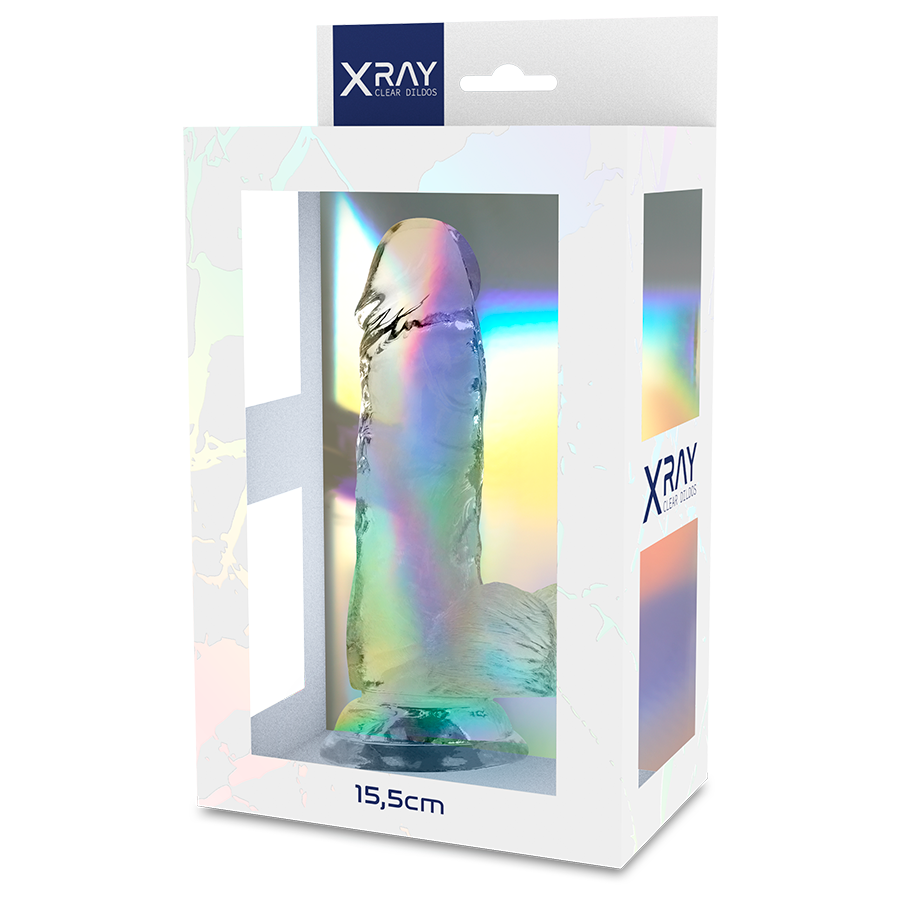 X RAY - PENE TRANSPARENTE CON TESTÍCULOS 15,5 CM -O- 3,5 CM