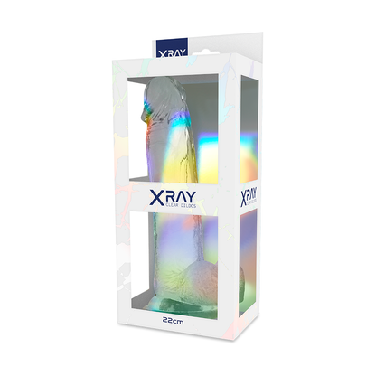 RAYOS X - PENE TRANSPARENTE CON TESTÍCULOS 22 CM -O- 4.6 CM