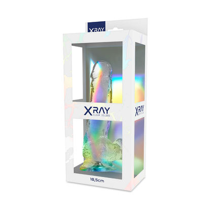 RAYOS X - PENE TRANSPARENTE CON TESTÍCULOS 18.5 CM -O- 3.8 CM