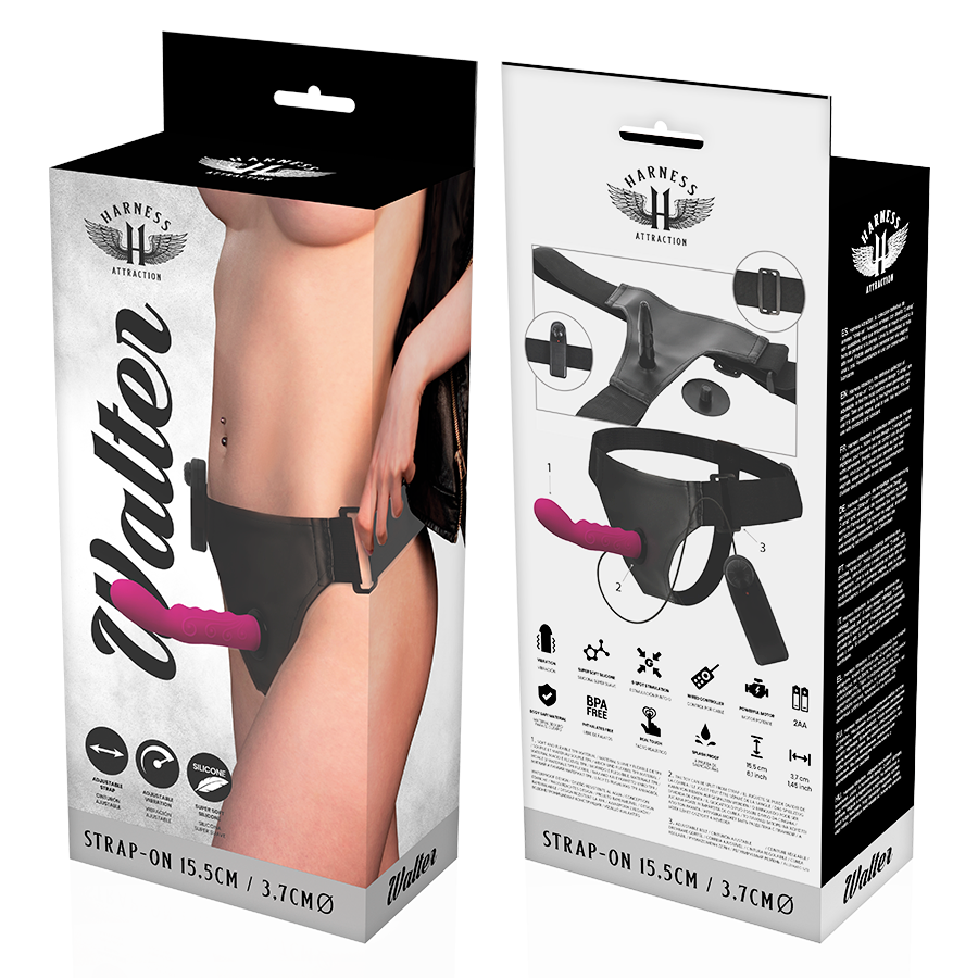 HARNAIS ATTRACTION - RNES WALTER AVEC VIBRATION 15,5 CM -O- 3,7 CM