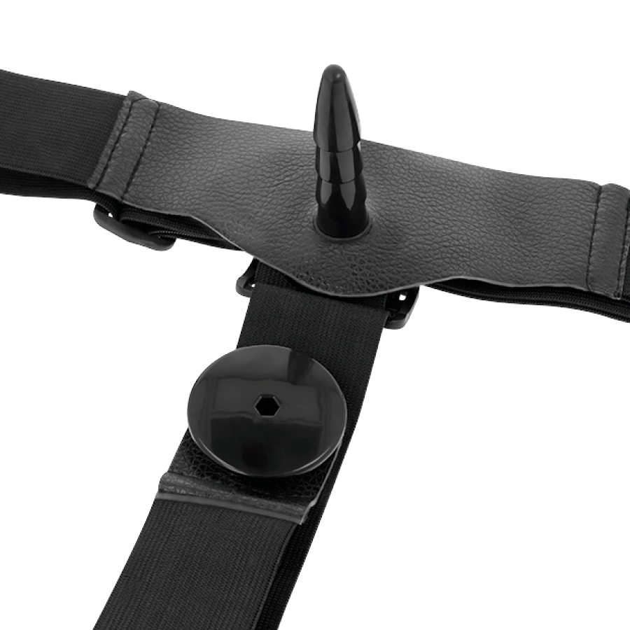 HARNESS ATTRACTION - VIBRADOR DE DOBLE PENETRACIÓN RODNEY 18 CM -Ø- 3.5 CM