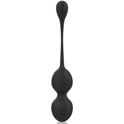 RITHUAL - NISHA RECHARGEABLE VIBRATING KEGEL BALLS BLACK