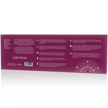 RITHUAL - BAGUETTE AKASHA RECHARGEABLE ET PUISSANTE 2.0 ORCHIDÉE