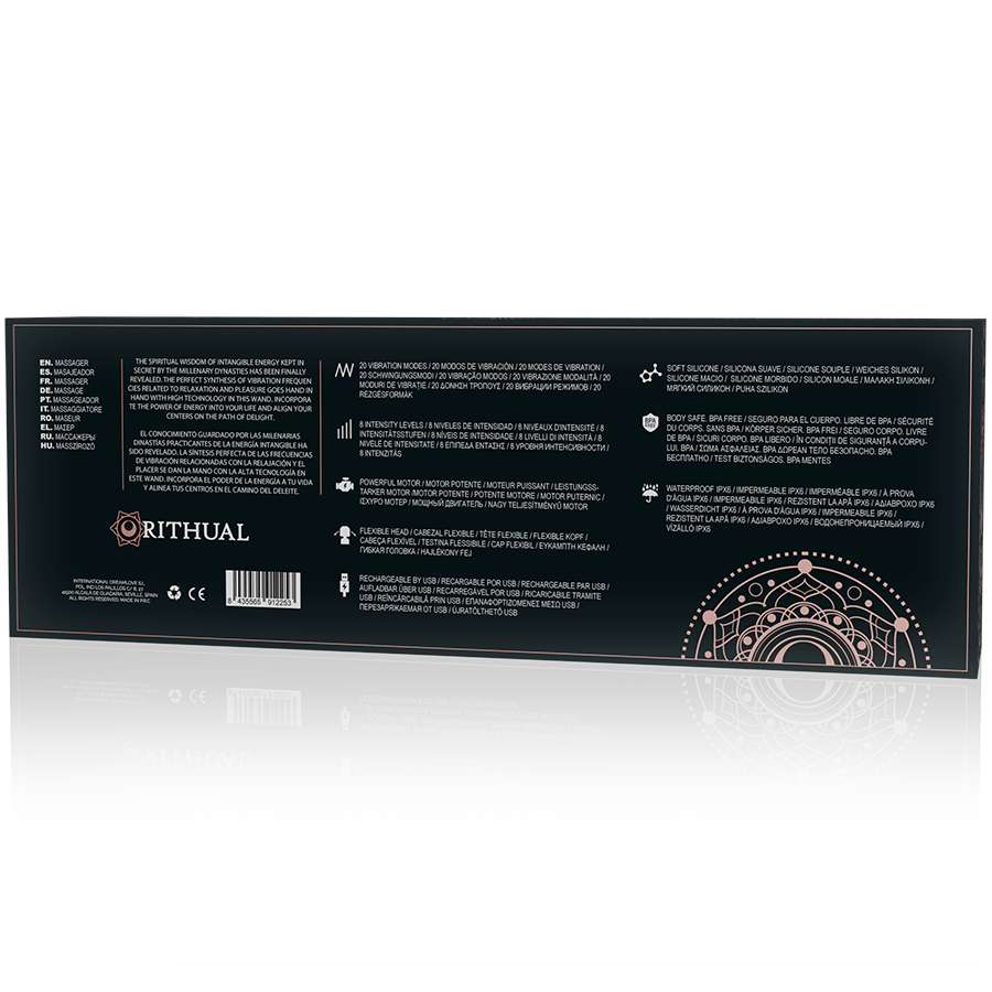 RITHUAL - BAGUETTE AKASHA RECHARGEABLE ET PUISSANTE 2.0 ORCHIDÉE