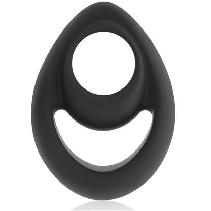 POWERING - SUPER FLEXIBLE AND RESISTANT PENIS AND TESTICLE RING PR14 BLACK