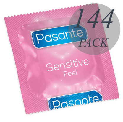 PASANTE - SENSITIVE ULTRAFINE CONDOMS 144 UNITS