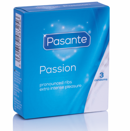 PASANTE - PRÉSERVATIFS TEXTURÉS PLAISIR MS 3 UNITÉS