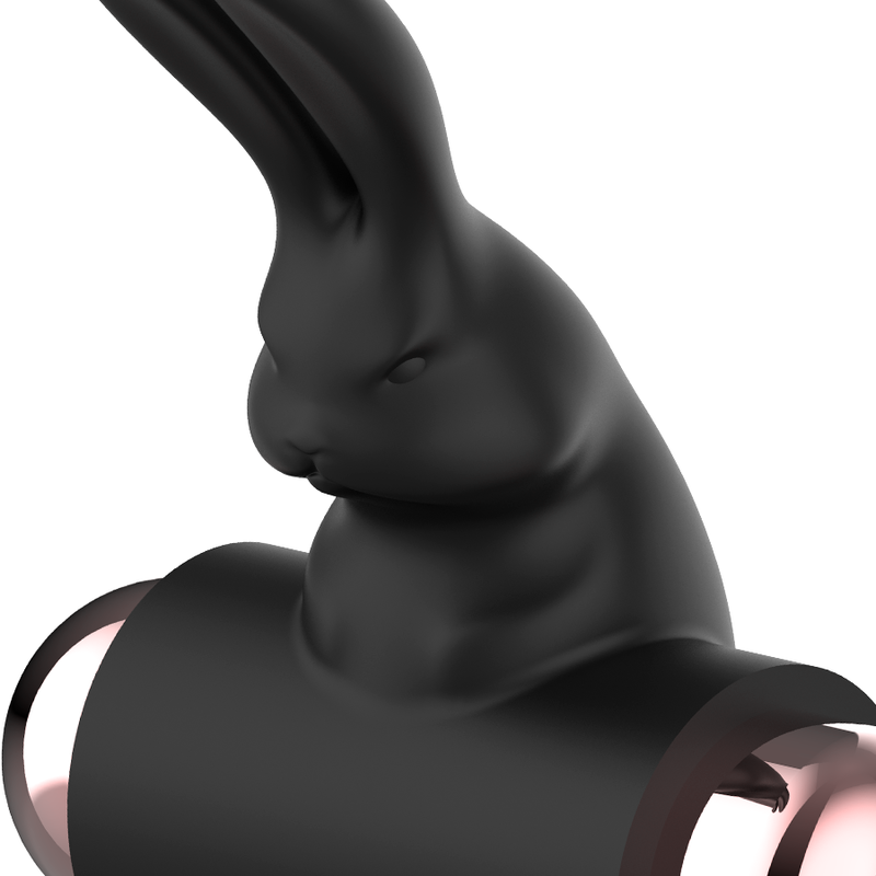 COQUETTE TOYS - COCK RING WITH VIBRATOR BLACK/ GOLD