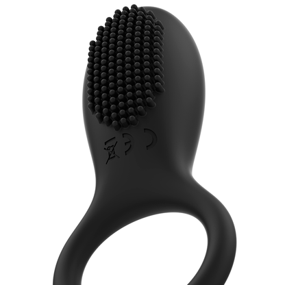 COQUETTE TOYS - COCK RING TÉLÉCOMMANDE RECHARGEABLE NOIR/ OR