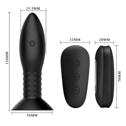 MR PLAY - TAPÓN CON BOLAS NEGRAS GIRATORIAS Y MANDO A DISTANCIA