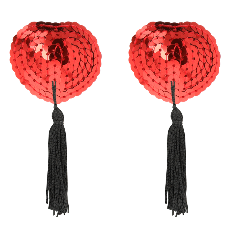 COQUETTE CHIC DESIRE - CUBREPEZONES ROJOS