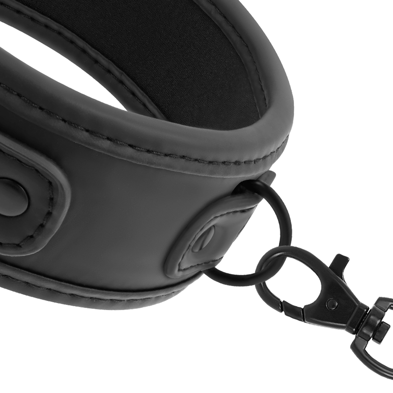 FÉTICHE SOUMIS - COLLIER CHAÎNE DOUBLURE NÉOPRÈNE