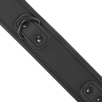 FÉTICHE SOUMIS - COLLIER CHAÎNE DOUBLURE NÉOPRÈNE