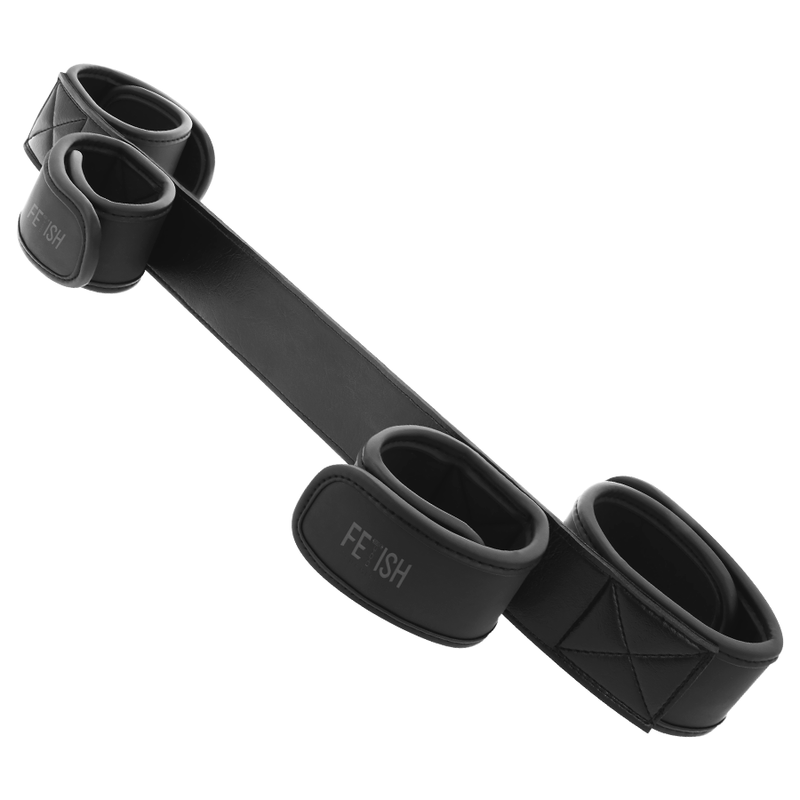 FETICHISMO SUMISO - BARRA ESPACIADORA DE BONDAGE CON FORRO DE NEOPRENO