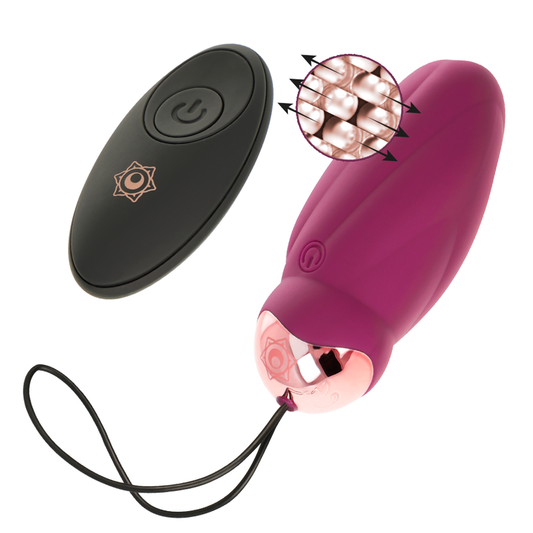 RITHUAL - HUEVO SITA CON CONTROL REMOTO, ROTACIÓN DE BOLAS + VIBRACIÓN