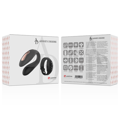 ANNE'S DESIRE - TECNOLOGÍA DE DOBLE PLACER WATCHME NEGRO