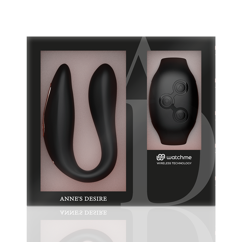 ANNE'S DESIRE - TECNOLOGÍA DE DOBLE PLACER WATCHME NEGRO