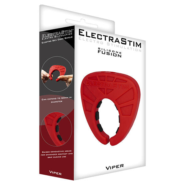 ELECTRASTIM - SILICONE FUSION VIPER COCK SHIELD