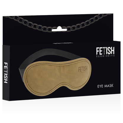 MÁSCARA FETISH SUBMISSIVE ORIGEN - PIEL VEGANA CON FORRO DE NEOPRENO