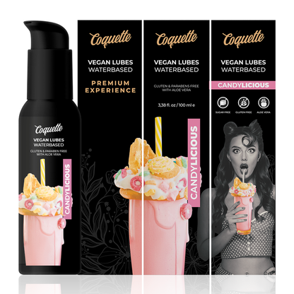 COQUETTE CHIC DESIRE - PREMIUM EXPERIENCE CANDYLICIOUS VEGAN LUBRICANT 100ML