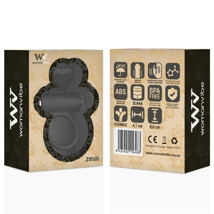 WOMANVIBE - ZEUS SILICONE VIBRATOR RING