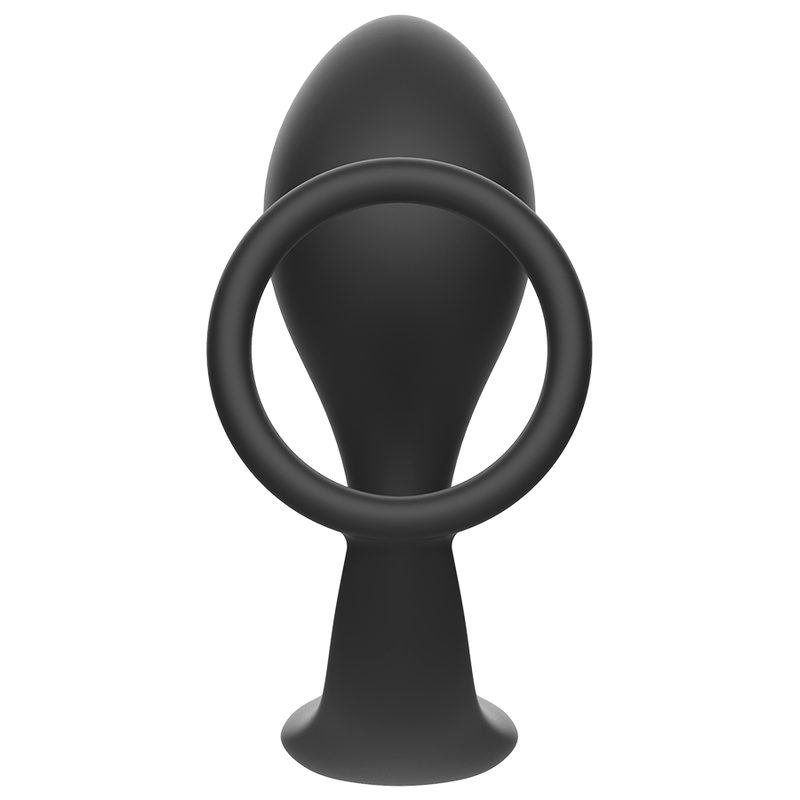 ADDICTED TOYS - ANAL PLUG WITH BLACK SILICONE RING