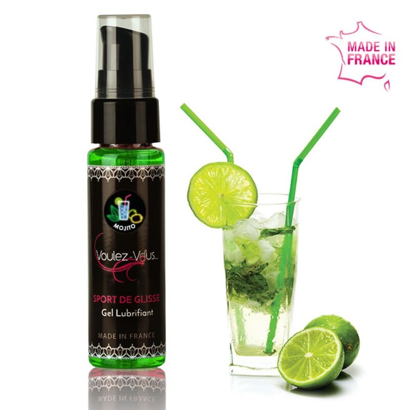 VOULEZ-VOUS - WATER-BASED LUBRICANT - MOJITO - 35 ML