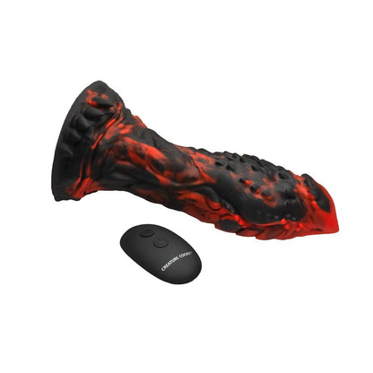 CREATURE COCKS - INFERNO COCK VIBRATING SILICONE DILDO