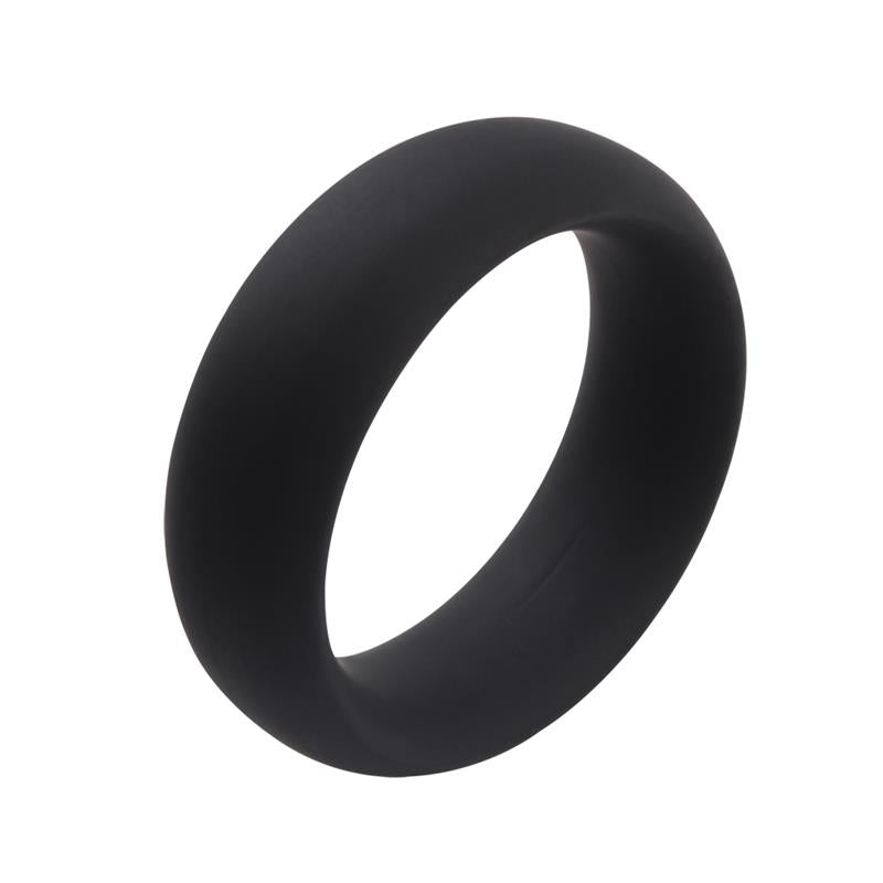 CHISA - INFINITY SILICONE RING L BLACK