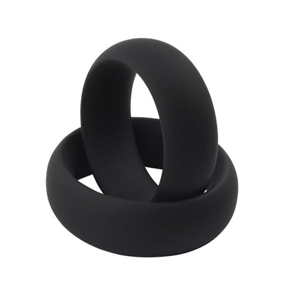 CHISA - INFINITY SILICONE RING M BLACK