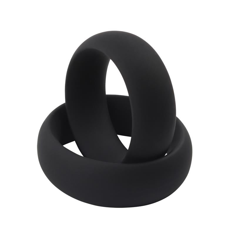 CHISA - INFINITY SILICONE RING M BLACK