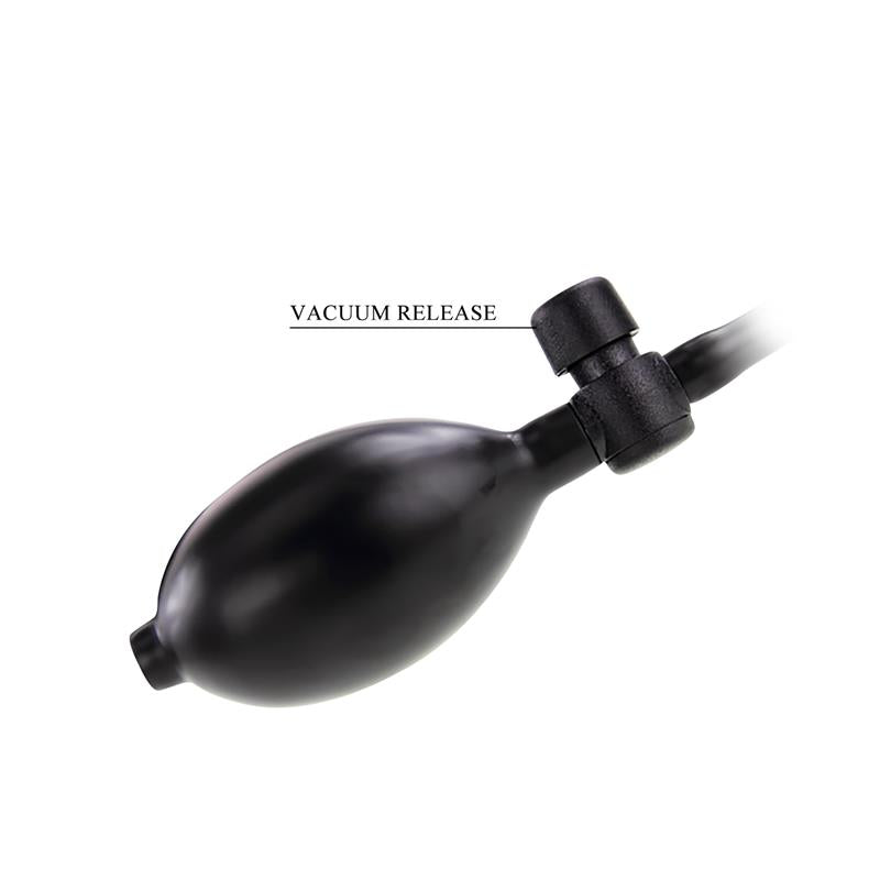 MR PLAY - INFLATABLE ANAL PLUG WITH INTERNAL BALL WEIGHT